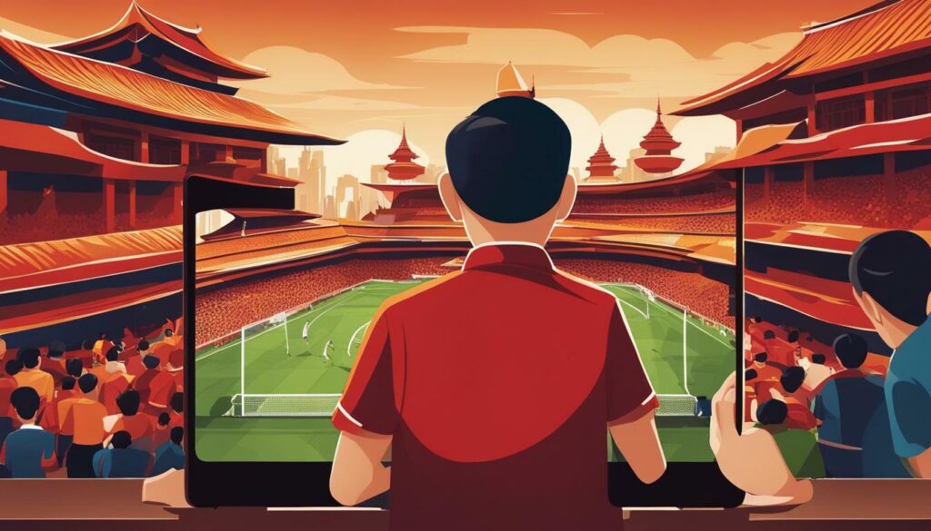 Taruhan langsung (in-play betting)